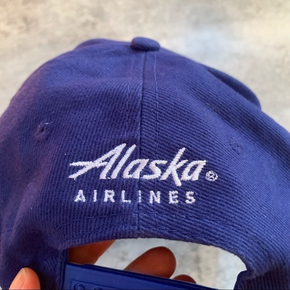 King Dome Alaska Airlines Embroidered Hat Cap Seattle Washington - Picture 4 of 6